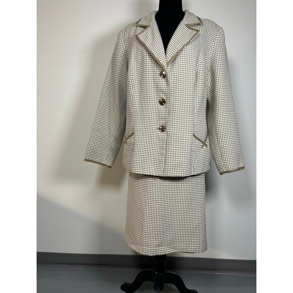 Stanley Blacker blazer and skirt set. Size 22W office holiday career interview. - Picture 1 of 13